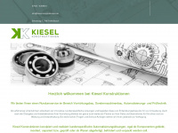 kiesel-konstruktionen.de Webseite Vorschau