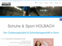 schuhhaus-holbach.de Webseite Vorschau