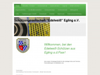 edelweiss-egling.org Webseite Vorschau