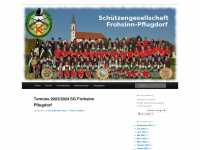 frohsinn-pflugdorf.de Webseite Vorschau