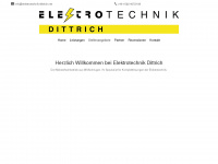 elektrotechnik-dittrich.net Webseite Vorschau
