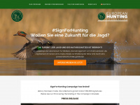 signforhunting.com Webseite Vorschau