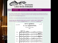 lukas-orchester.de Webseite Vorschau