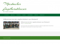 miesbach-jagdhorn.de Webseite Vorschau