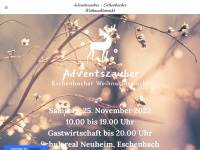 adventszauber-eschenbach.ch Webseite Vorschau