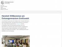 ostseegymnasium-greifswald.de Webseite Vorschau