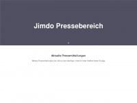 presse.jimdo.com Webseite Vorschau