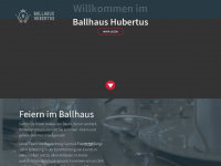 ballhaus-hubertus.de Webseite Vorschau