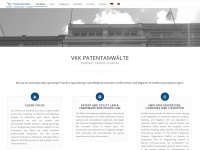 vkkpatent.com Webseite Vorschau