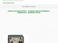 mobilheim-kroatien.com Webseite Vorschau