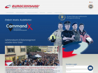 eurocommand.com Webseite Vorschau