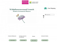 wildpflanzenversand-lemuth.de Webseite Vorschau