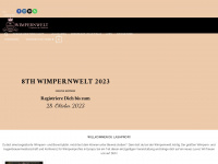 wimpernweltmeisterschaft.com Webseite Vorschau