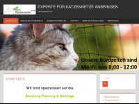 katzennetz-profi.de Webseite Vorschau