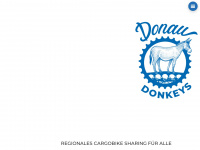 donau-donkeys.de Webseite Vorschau