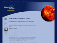 astroscouts.de Webseite Vorschau