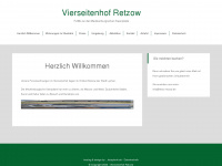 fewo-retzow.de Webseite Vorschau