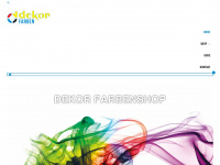 dekor-farbenshop.at Webseite Vorschau