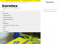korntex.ch Webseite Vorschau