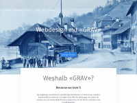 gravik.ch Webseite Vorschau