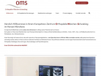 mein-orthopaede.com Webseite Vorschau