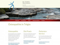 osteopathie.nrw Webseite Vorschau