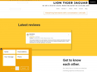 lion-tiger-jaguar.com Webseite Vorschau