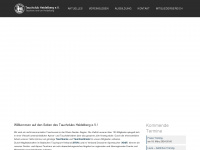 tauchclub-heidelberg.de Webseite Vorschau
