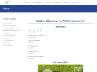 tcbuchenbach.de Webseite Vorschau