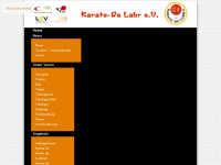 karate-lahr.de Webseite Vorschau