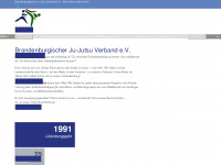 ju-jutsu-brandenburg.de Webseite Vorschau