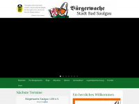 buergerwache-saulgau.de Webseite Vorschau