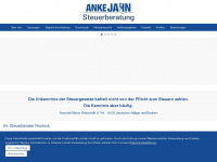 steuerberatung-jahn.de Webseite Vorschau