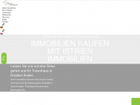 istrienimmobilien.com Webseite Vorschau