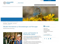 grueneschule.univie.ac.at Webseite Vorschau
