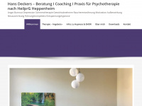 psychotherapie-deckers.de Webseite Vorschau