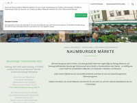 naumburger-maerkte.de Webseite Vorschau