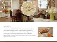 cafekueste.de Webseite Vorschau