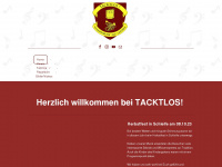 tacktlos.de Webseite Vorschau