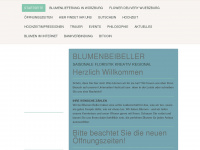 blumen-beller.de Webseite Vorschau