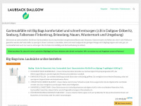 laubsack-dallgow.de Webseite Vorschau