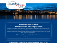 elektroprofis.ch Webseite Vorschau