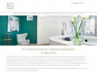 haar-zentrum.com Webseite Vorschau