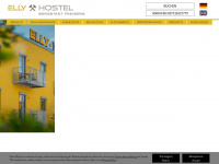 elly-hostel.de Webseite Vorschau