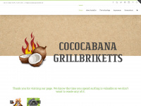 cococabana-grillbriketts.de Webseite Vorschau
