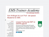 ems-trainer-academy.com Webseite Vorschau