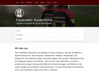feuerwehr-aurachhoehe.de Webseite Vorschau