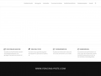 fencing-piste.com Webseite Vorschau