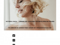 victoria-louca.com Webseite Vorschau