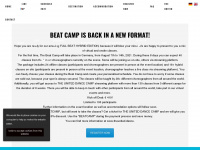 thebeatcamp.com Webseite Vorschau